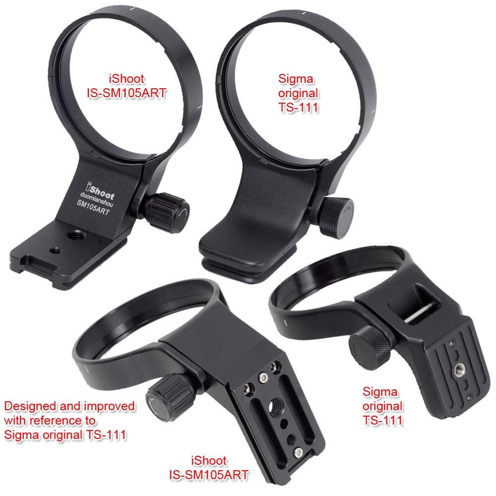 Ishoot 82Mm Metal Tripod Mount Ring Lens Collar Compatible With Sigma 105Mm F1.4 Dg Hsm Art & Sigma 100 400Mm F5 6.3 Dg Dn Os, L