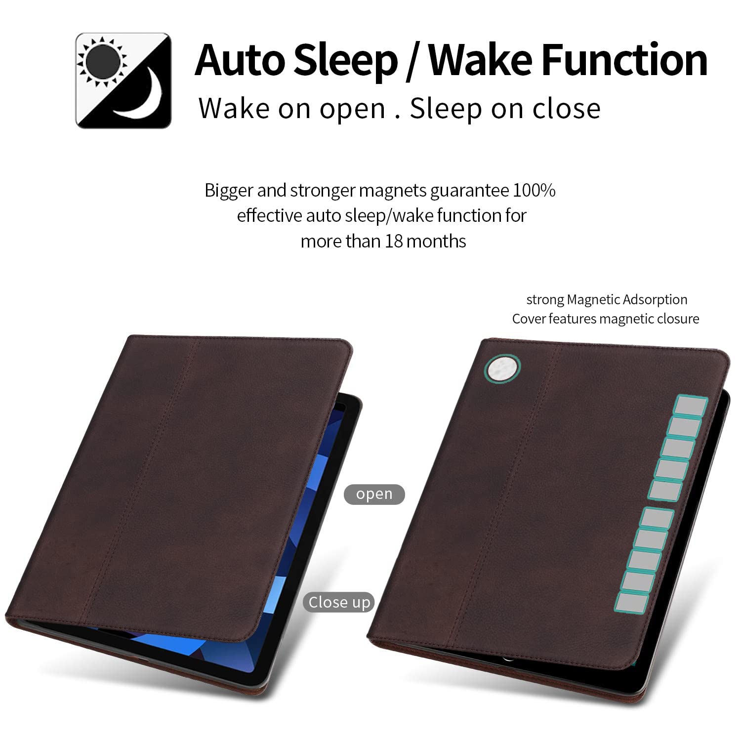 Gexmil Case For Ipad Pro 11 Inch,4Th/3Rd/2Nd/1St Generation(2022/2021/2020/2018) Genuine Leather Cover Anti Fingerprint/Slip,Cow