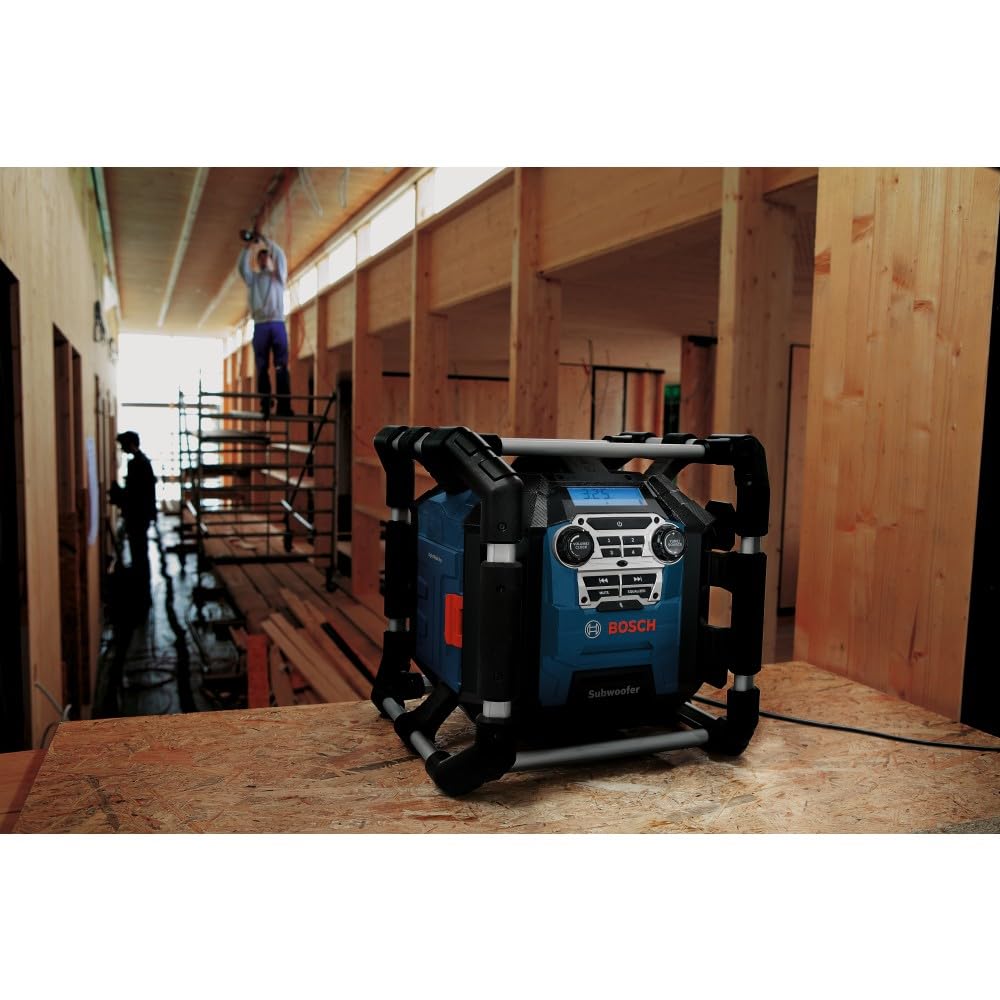 Bosch Gpb18V 5Cn 18V Jobsite Radio With Bluetooth� 5.0 And Power Station