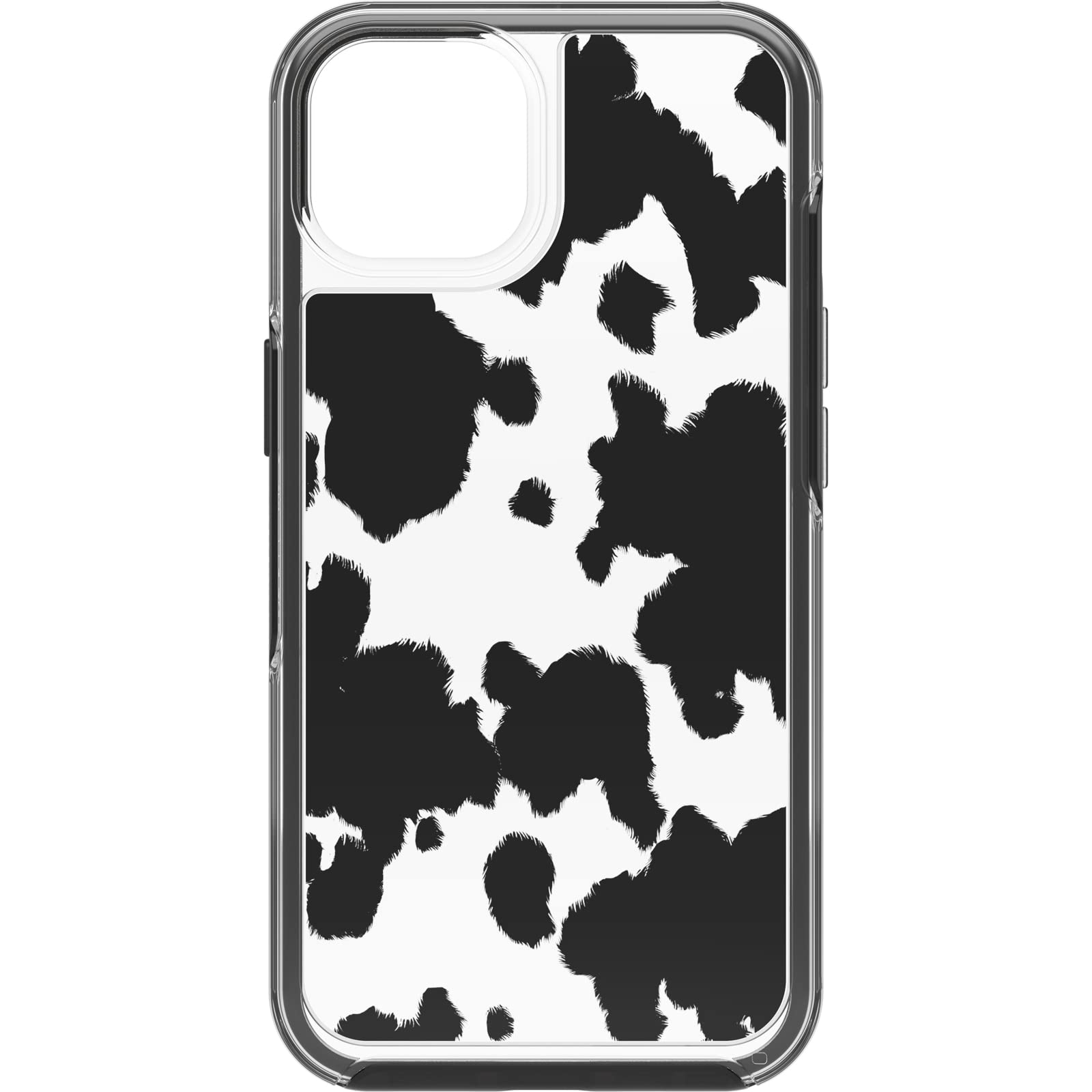 Otterbox Iphone 13 (Only) Symmetry Series Case   Cow Print, Ultra Sleek, Wireless Charging Compatible, Raised Edges Protect Came