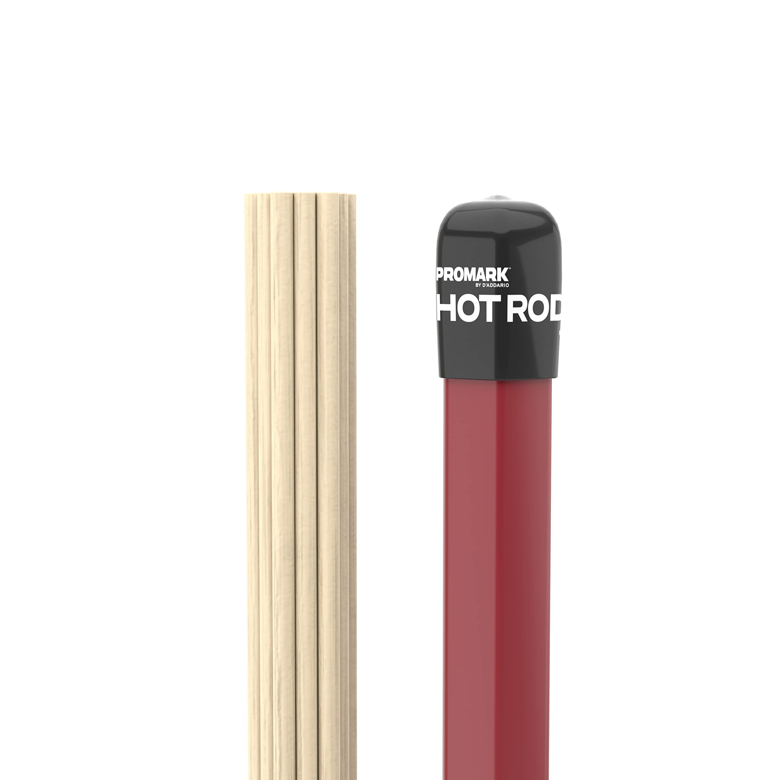 Promark Hot Rods Drum Sticks   H Rods Dowel Drumsticks   Quiet, For Small Performances   5B, .550' Diameter   16' Length   1 Pair
