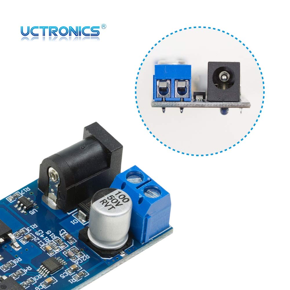 Uctronics Dc 9V 12V 24V To Dc 5V 5A Buck Converter Module, 9 36V Step Down To Usb 5V Transformer Dual Output Voltage Regulator B