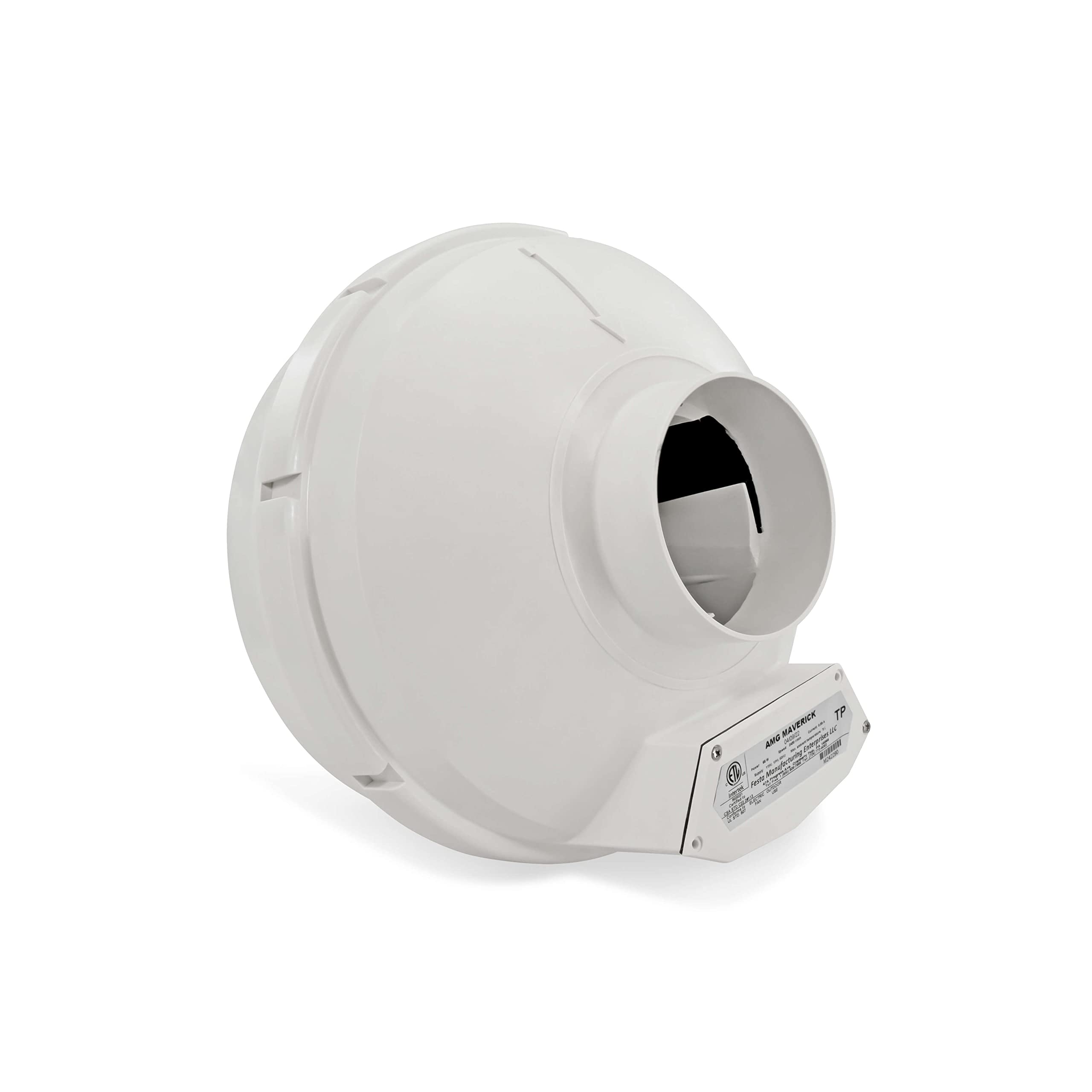 Festa Radon Amg Maverick Radon Fan   Quiet And Energy Efficient 260 Cfm Radon Mitigation System Inline Duct Fan   4'' Electric I