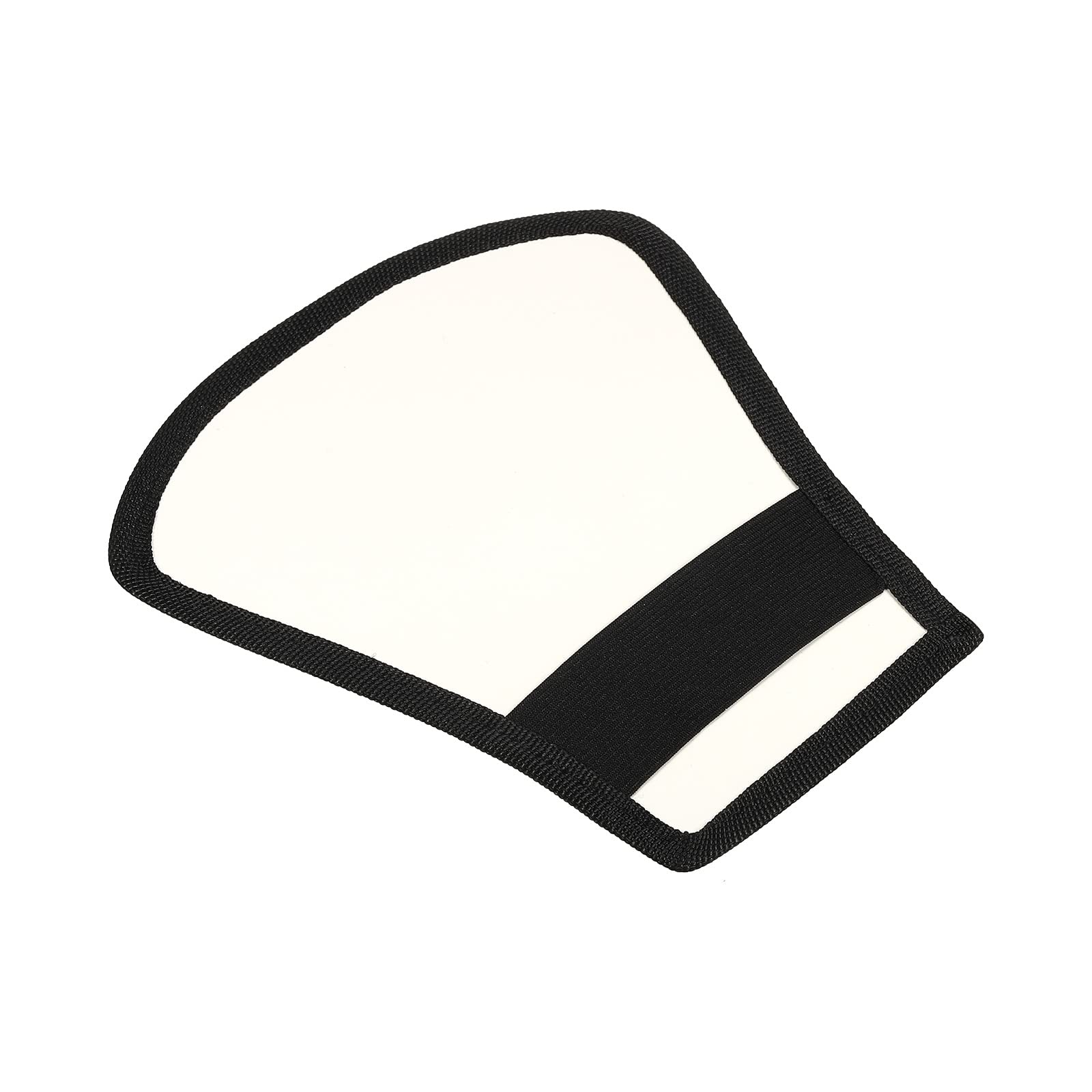 Patikil Flash Diffuser Reflector, 2 Sided Flexible Bend Bounce Reflector With Elastic Strap For Flashlight Photography Camera Sp