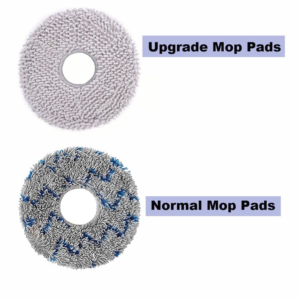 10Pcs Mop Pads For Ecovacs Deebot X1 Omni/X1 Turbo/T20 Omni/T10 Omni/X2 Omni/T30S/N30 Pro Omni/N30 Omni/T30S Ai/T30S Pro/T30S Ca