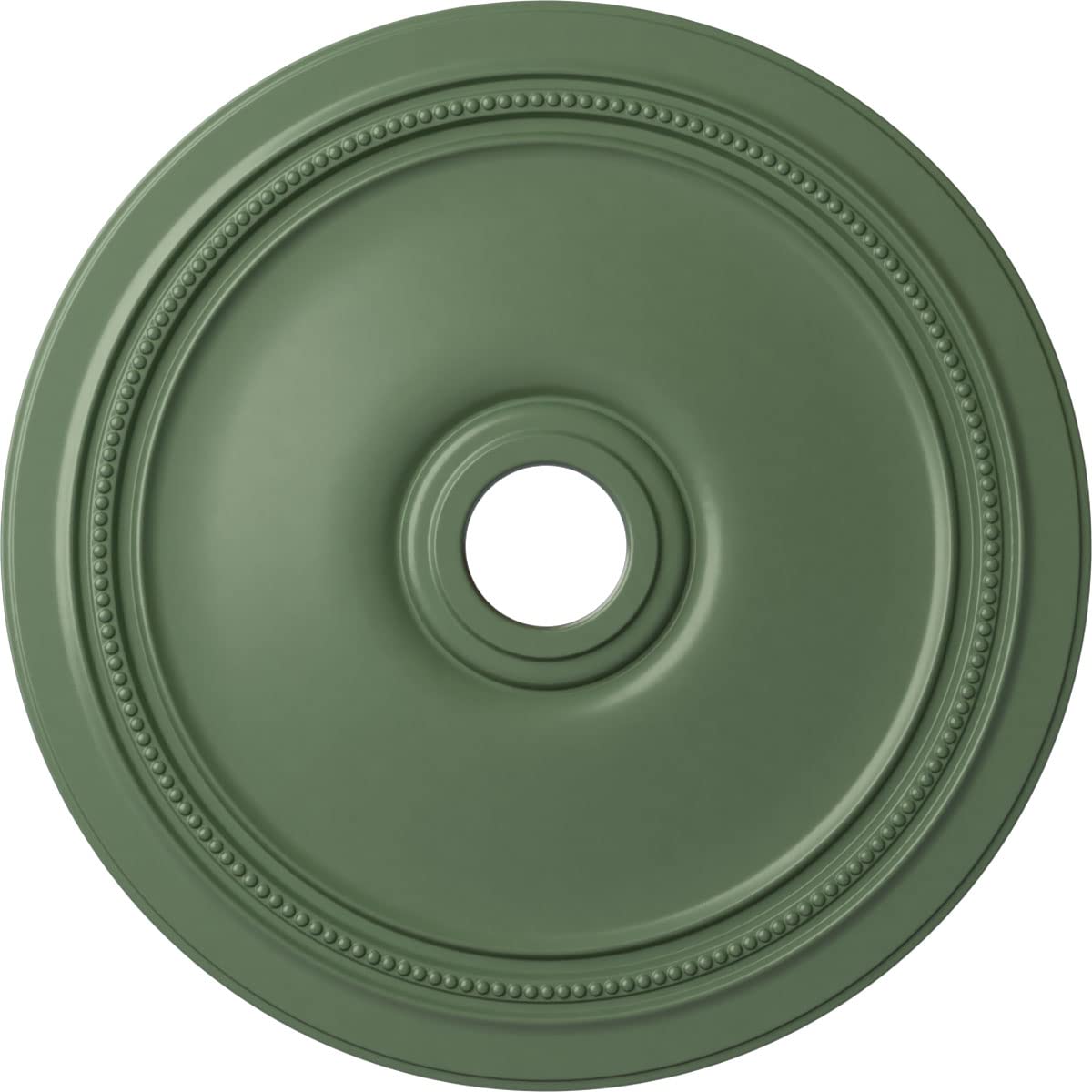 Ekena Millwork CM24DIAGF Diane Ceiling Medallion, 24OD x 3 5/8ID x 1 1/4P (Fits Canopies up to 6 1/4), Hand-Painted Athenian Gre