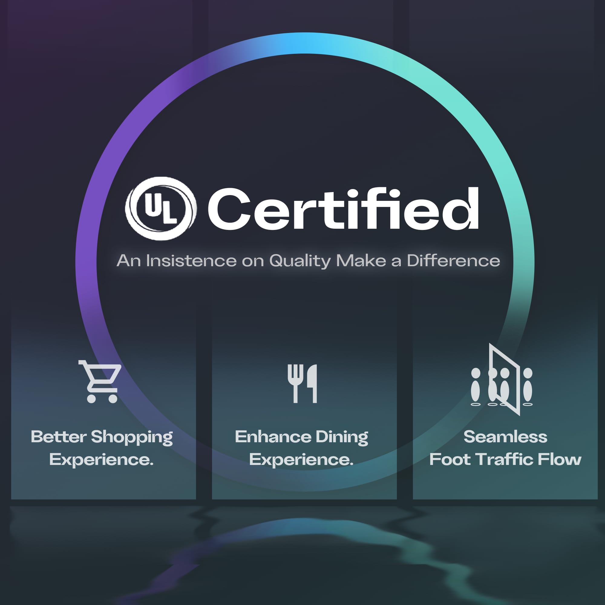 Durasteel Wall Mounted Air Curtain Fan   Dark 36 Inch Air Door   Ul Certified Heavy Duty   Commercial Super Power Indoor Over Do