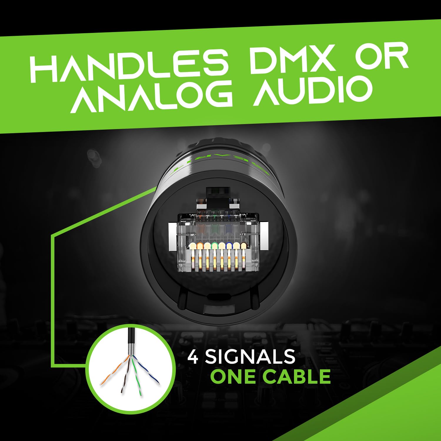 Gearit Cat6 Ethernet Cable, Ethercon Compatible (10 Feet) Rj45 Connectors For Pro Audio, Aluminum Shielded, Oxygen Free Copper