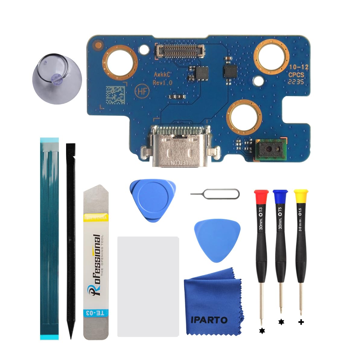 Iparto Charging Port Replacement Kit For Samsung Galaxy Tab A8 10.5 (2021) Sm X200 Sm X205 Usb Flex Dock Connector Charging Flex