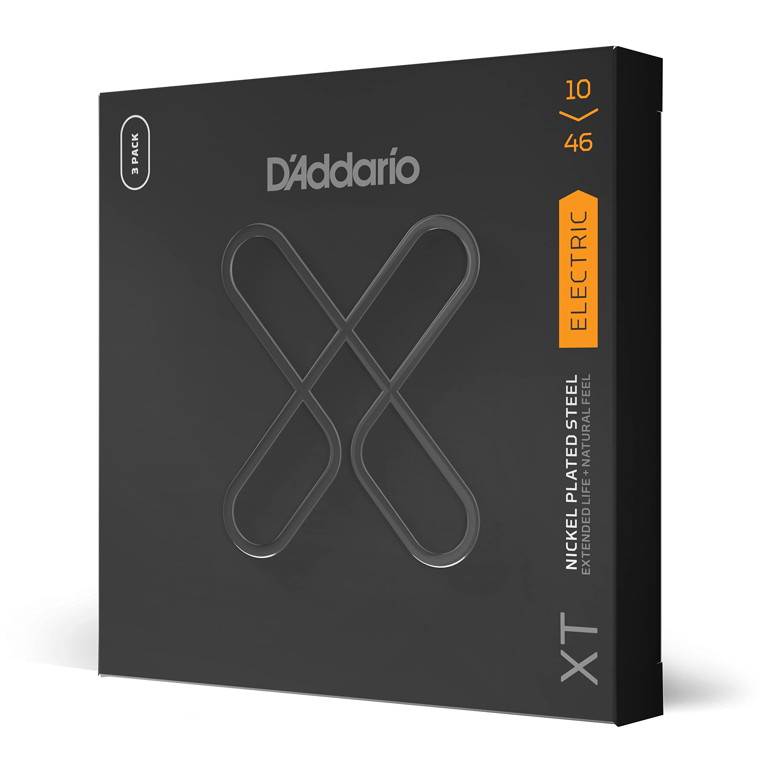 Daddario Guitar Strings   Xt Nickel Coated Electric Guitar Strings   Xte1046 3P   Extended String Life With Natural Tone & Feel 