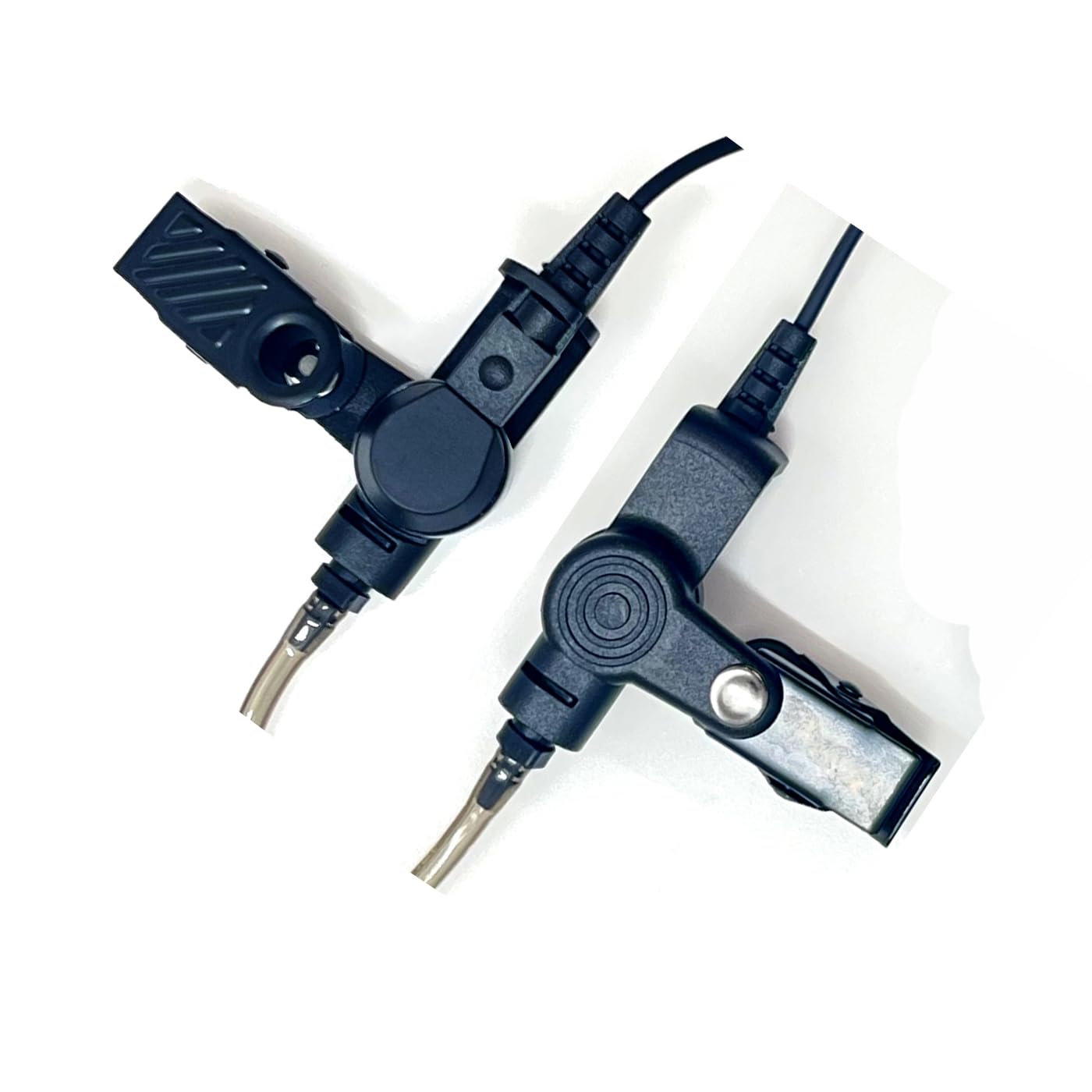 Covert Air Acoustic Tube Earpiece With Mic For Motorola 2 Way Radio, Surveillance Headset And Ptt Compatible With Motorola Walki