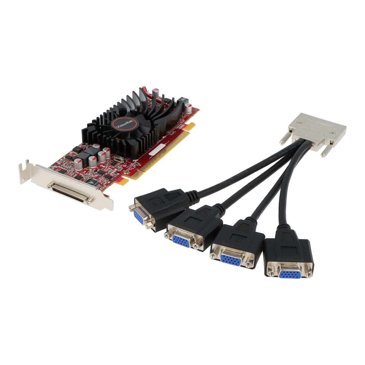 Visiontek Radeon 5570 Sff 1Gb Ddr3 4M Vhdci Vga (4X Vga) Graphics Card   900366
