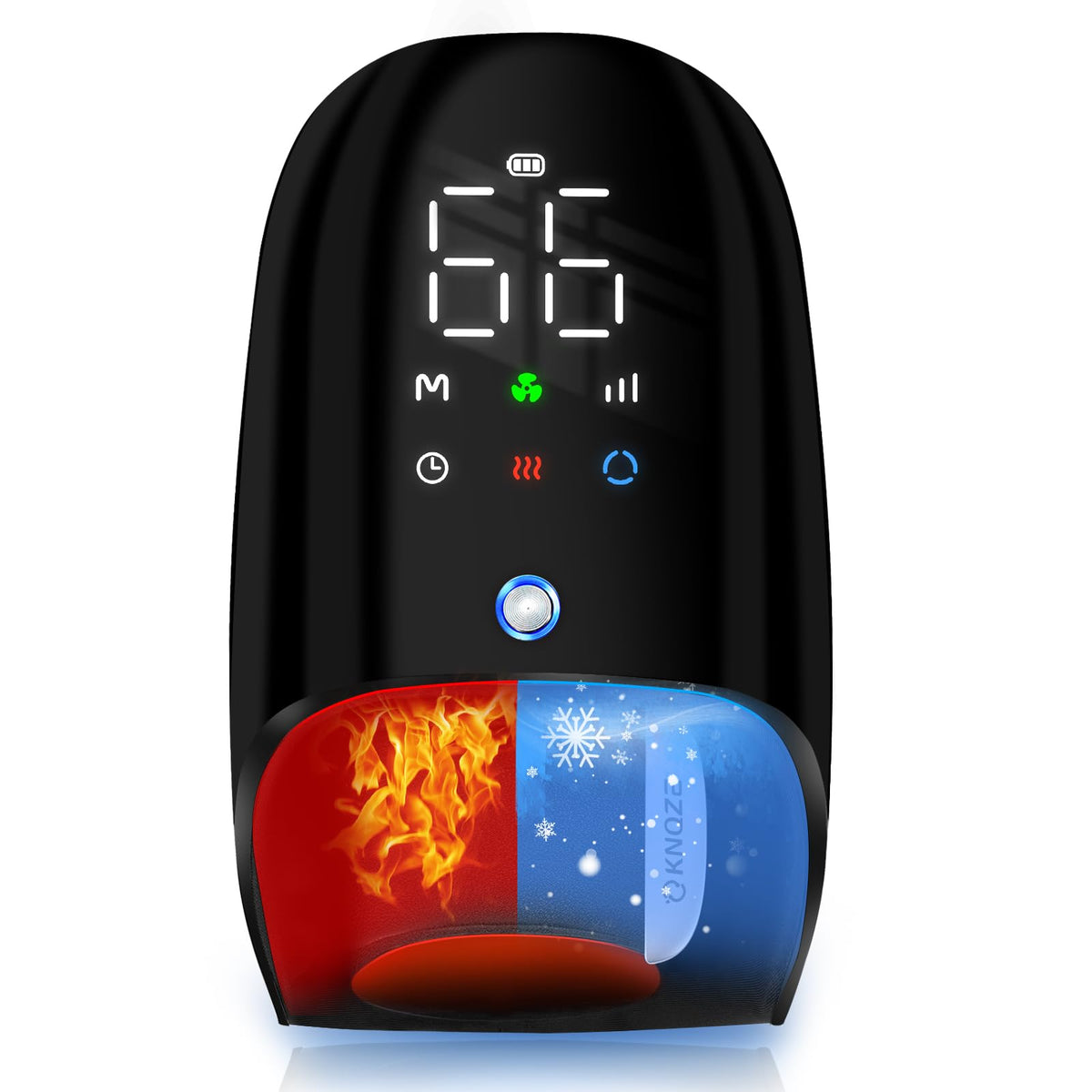 Fsa Hsa Eligible Cordless Hand Massager With Heat And Compression, Roller Kneading Massage, Fan Cooling, And Wrist Massage, Hand