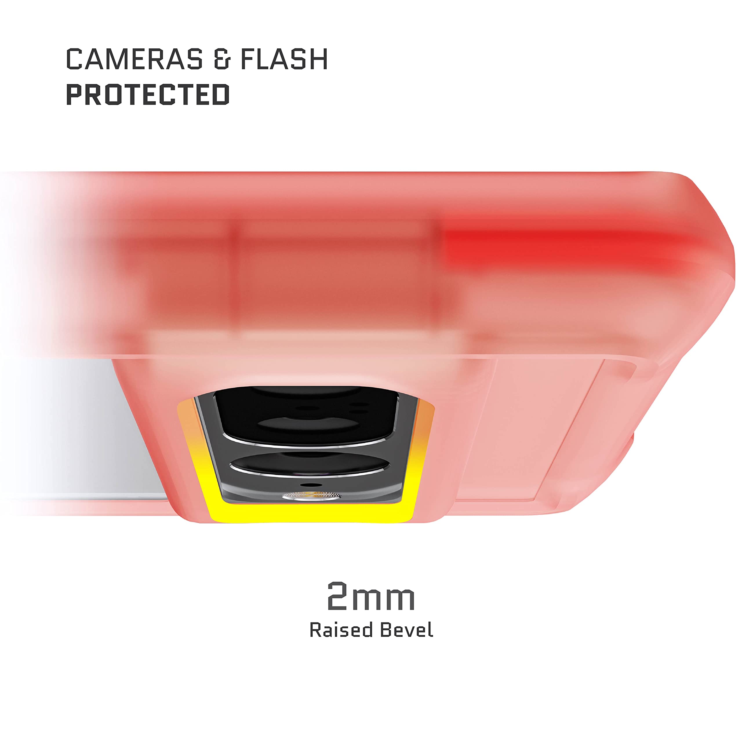 Ghostek Covert Clear Pixel 7 Pro Case For Women With Ultra Thin Design And Non Slip Grip Bumper Supports Wireless Charging Prote