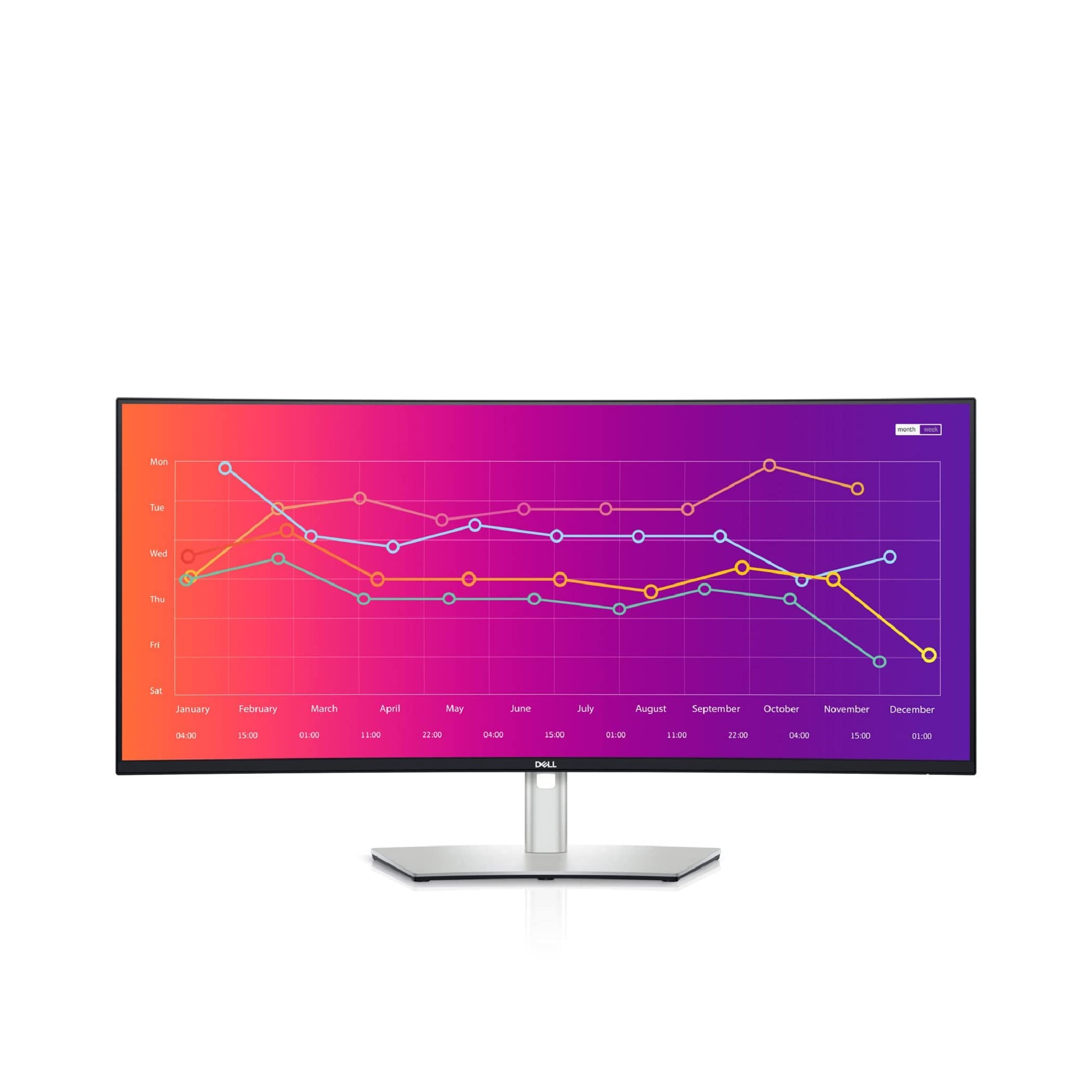 Dell U3821Dw Ultrasharp Curved Usb C Hub Monitor   37.52 Inch Wqhd (3840 X 1600) 60Hz 2300R Curvature Display, 8Ms Response Time