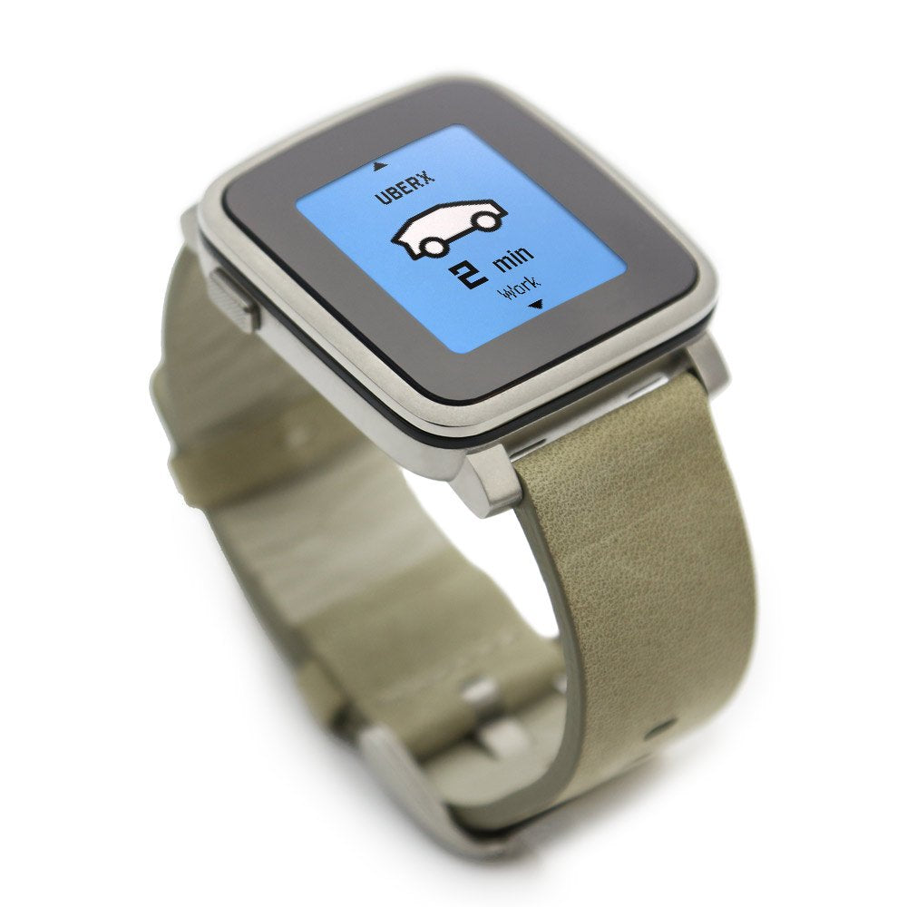 Armorsuit Pebble Time Steel Screen Protector (2 Pack) Full Coverage Militaryshield Screen Protector For Pebble Time Steel -Hd Cl