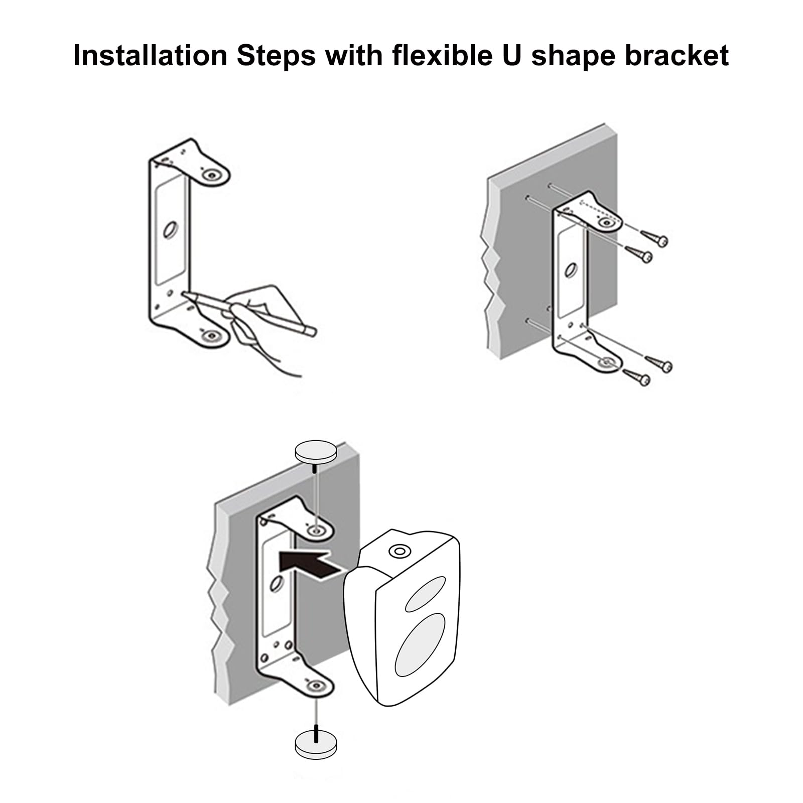 Studiofinix 6.5 Inch 400W Outdoor Speakers Wired Waterproof Passive With Powerful Bass, Wall Mount Speakers For Patio Garden Poo