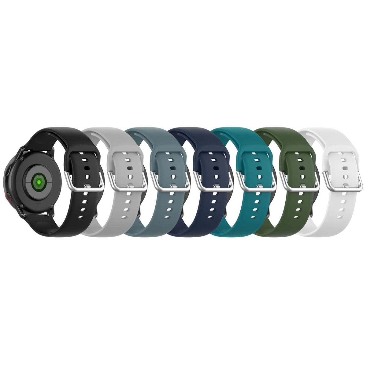 Fitturn 22Mm Strap Compatible With Haylou Ls04/Ls05S/Ls09B/Ls10 Watch Band Compatible With Haylou Solar Ls05 Bands Silicone Brac