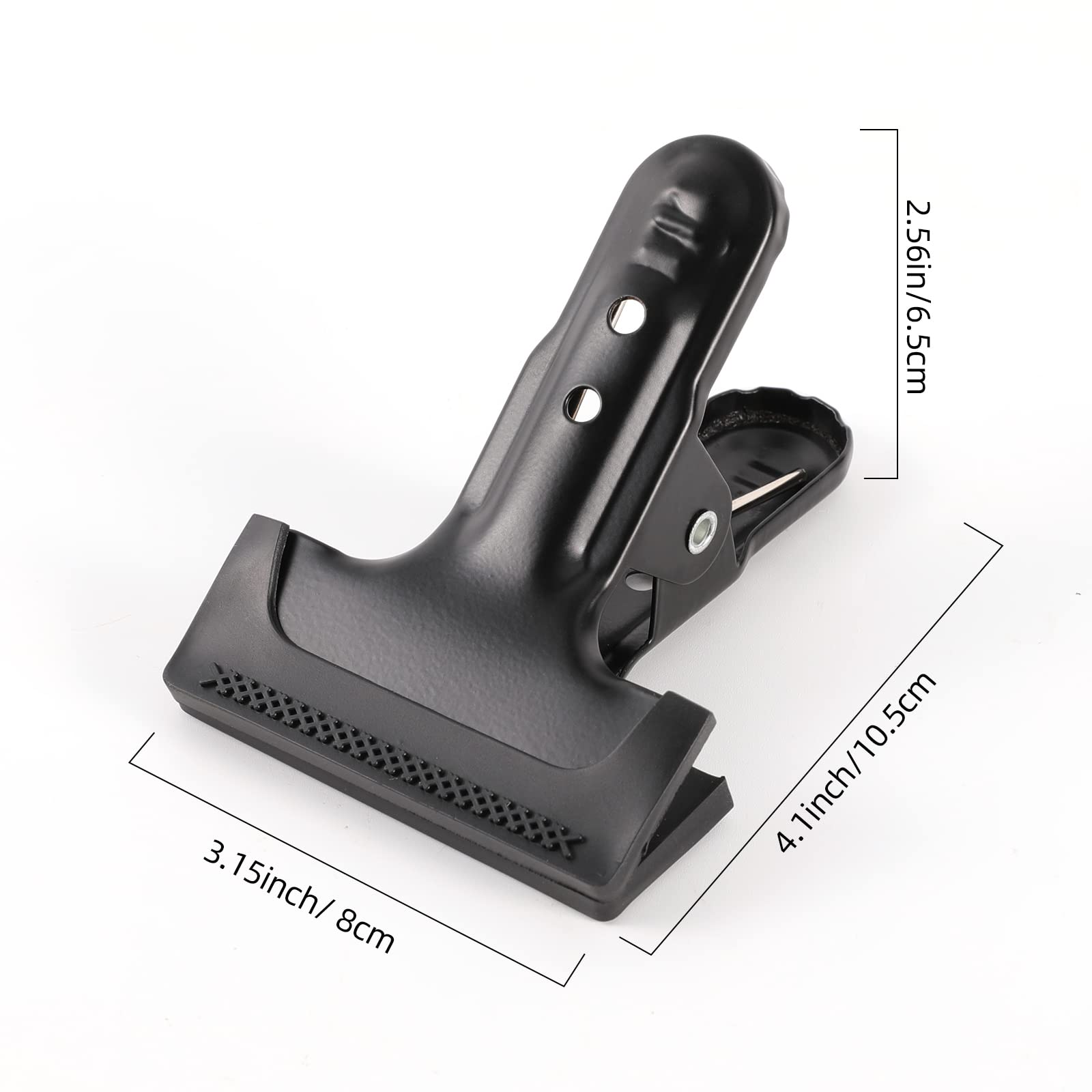 Aqirui Backdrop Clips 8 Pack Heavy Duty Spring Clamps Muslin Photography Background Clips With Protective Rubber Large Backdrop