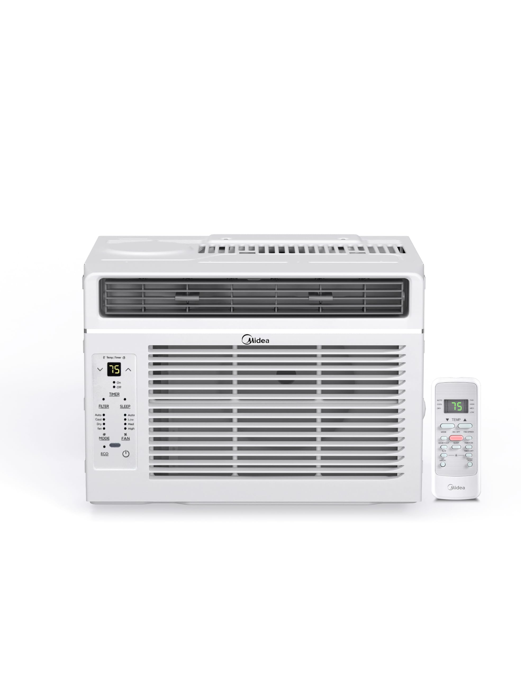 Midea 6,000 BTU Window Air Conditioner, 3-in-1 Cool/Fan/Dehumidifier Window AC Unit, Easycool Air Conditioner with Remote Contro
