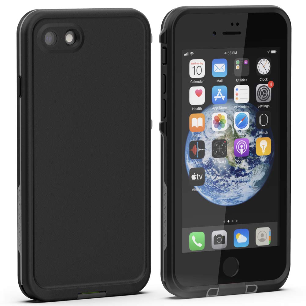 Diverbox for iPhone SE 2020 Waterproof Case iPhone 8 Waterproof Case,Waterproof Shockproof IP68 Full-Body Sturdy Case Built-in S