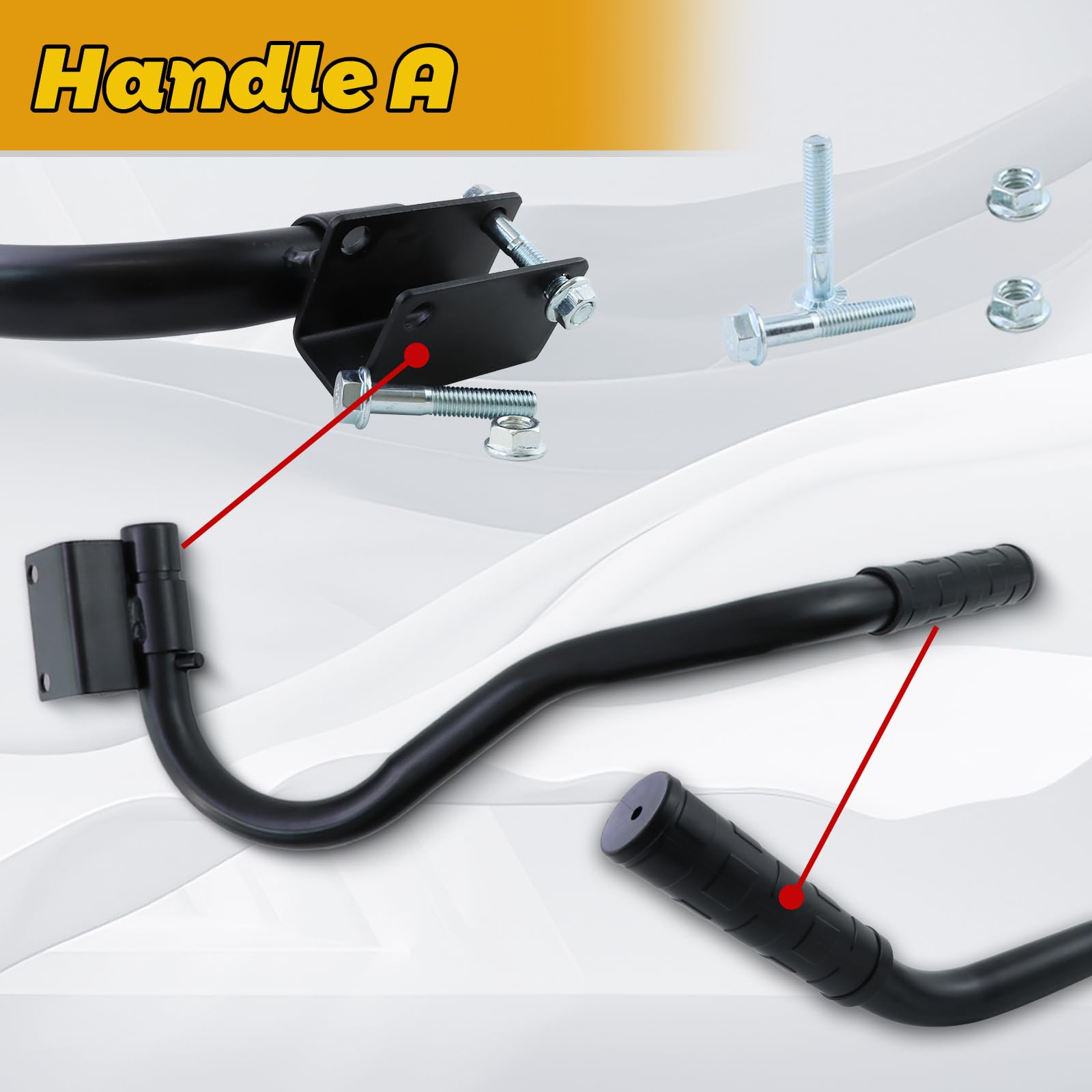 Kikite Generator Wheel Kit Compatible With Champion 2800-4750W With Folding Handle And Never-Flat Tires, Generator Replacement P