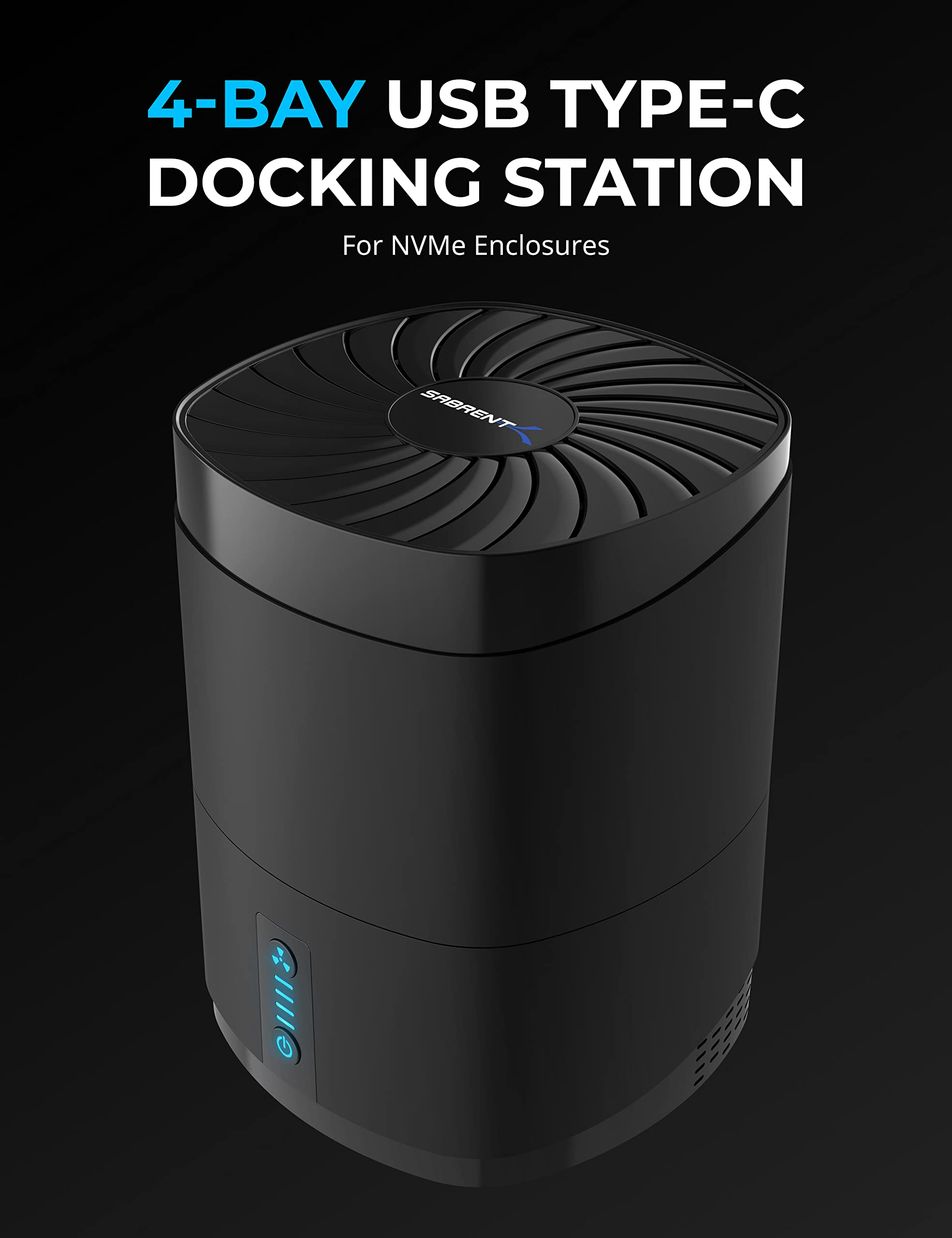 Sabrent 4 Bay Usb Type C External Ssd Docking Station (Ds 4Bne)