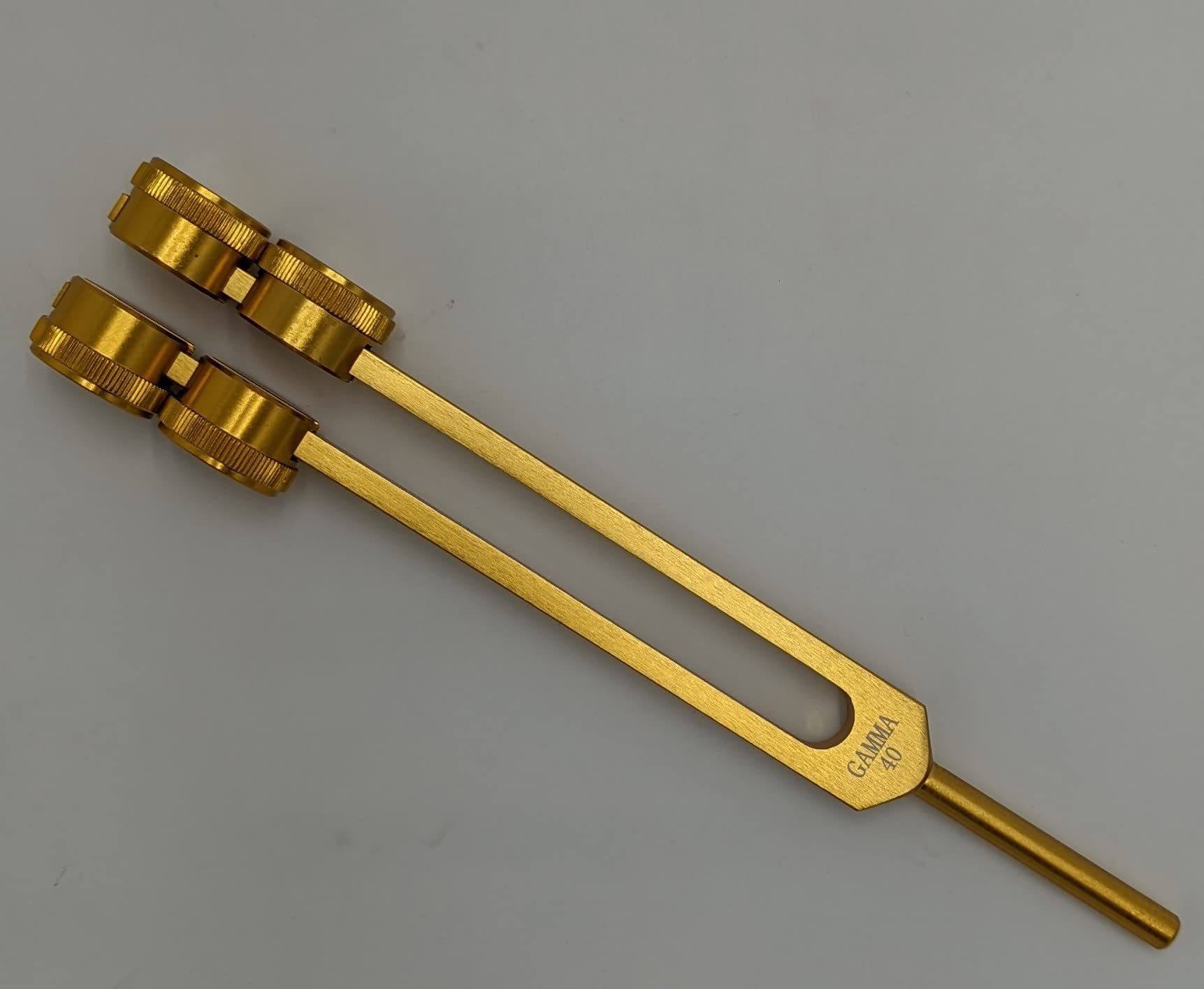 Gamma Therapeutics 40Hz Weighted Tuning Fork With Mallet And Velvet Bag