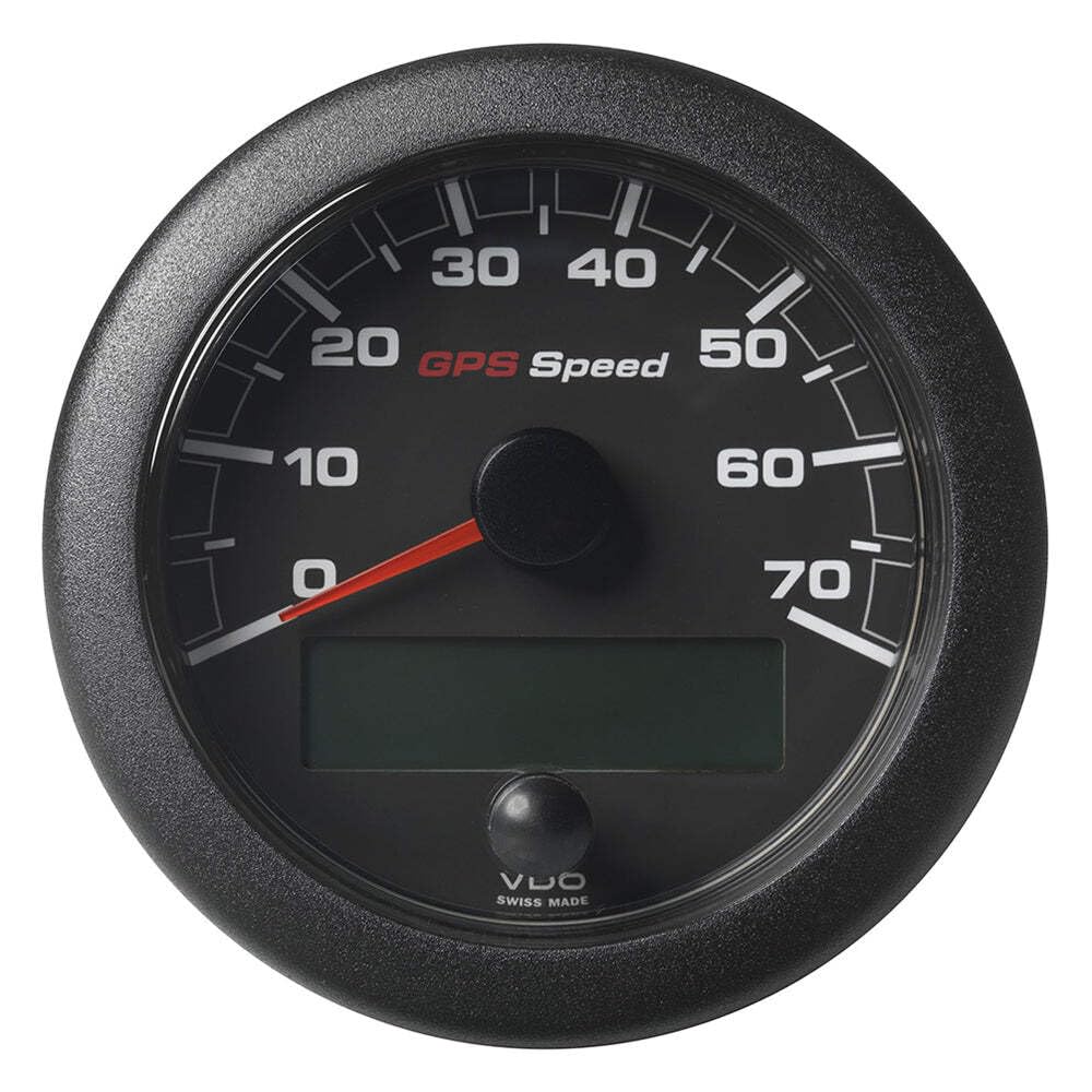 Veratron 3-3/8'' (85Mm) Oceanlink&Reg; Gps Speedometer - Black Dial &Amp; Bezel (0-70 K/Mph/Kmh),WBEEAB08S5XJH8S