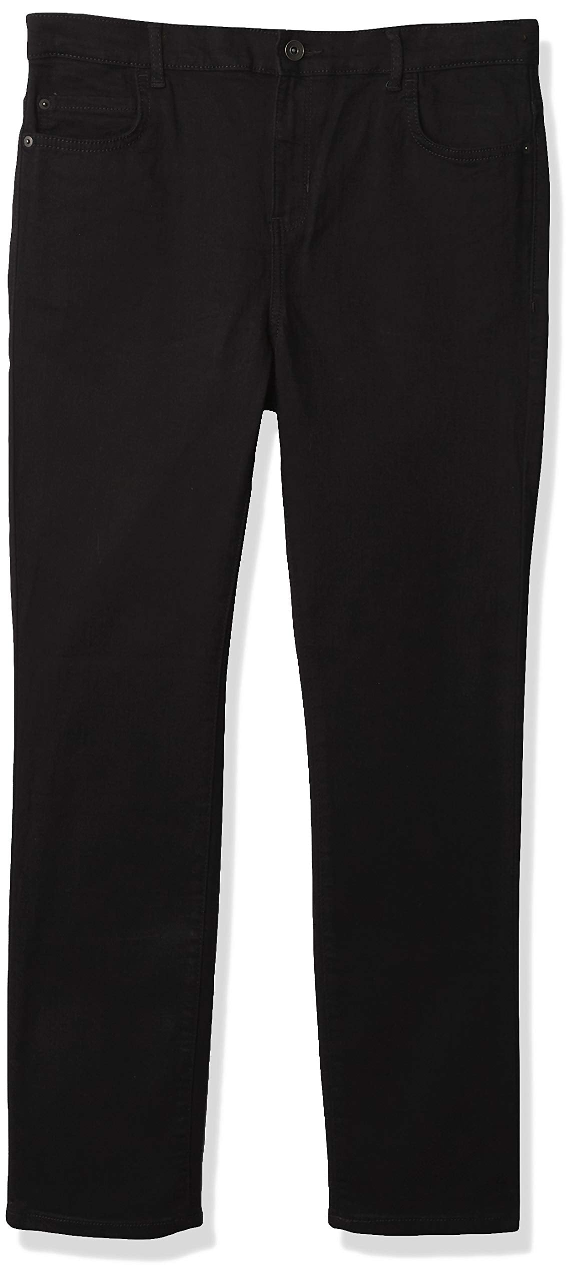 The Childrens Place Boys Stretch Skinny Jeans, Black Wash, 6 Husky
