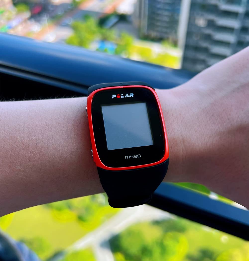 Weinisite Watch Band For Polar M400/Polar M430 Watch Band,Replacement Soft Silicone Band For M400/Polar M430 Sport Watch (Black)