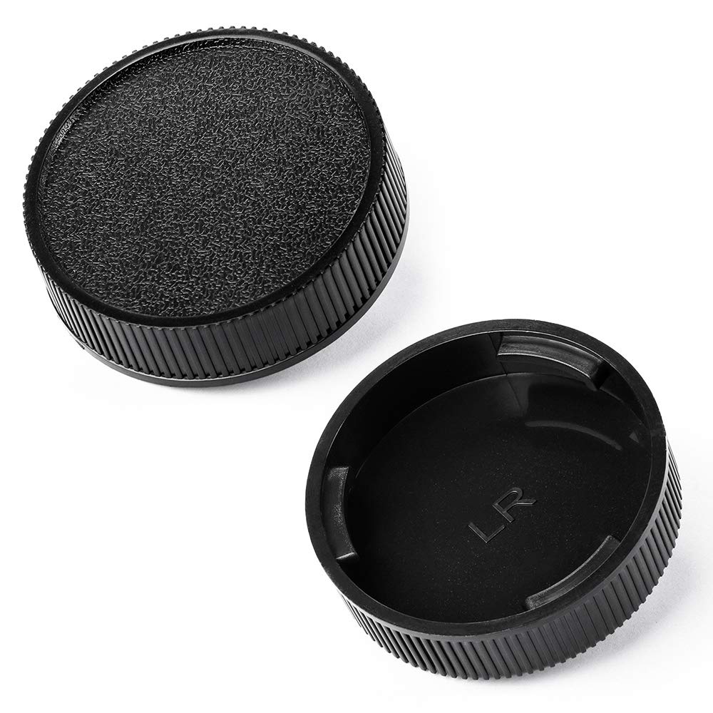 Body Cap And Lens Rear Cap Cover Replacement Set For Leica R Mount Lr Lens&Cameras,2 Sets