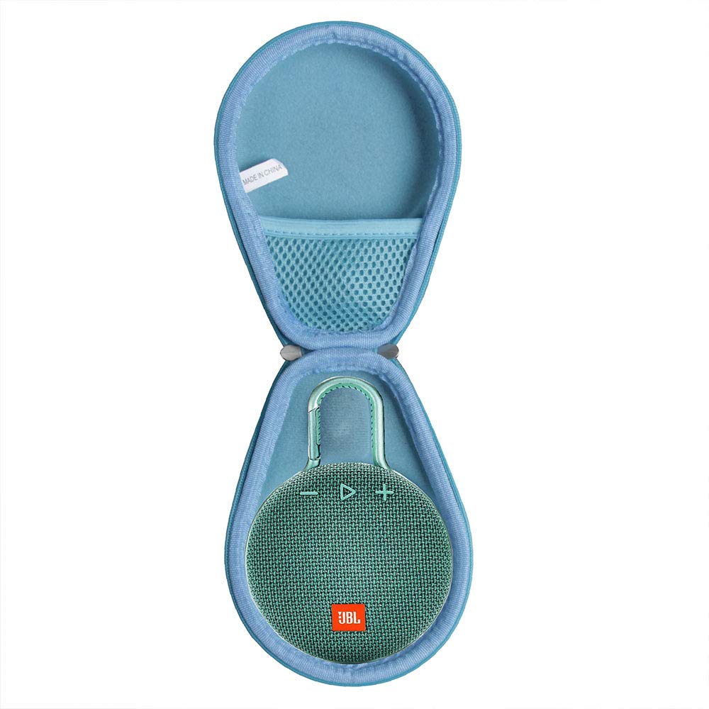 Hermitshell Travel Case Fits JBL Clip 3 Portable Waterproof Wireless Bluetooth Speaker (Teal)