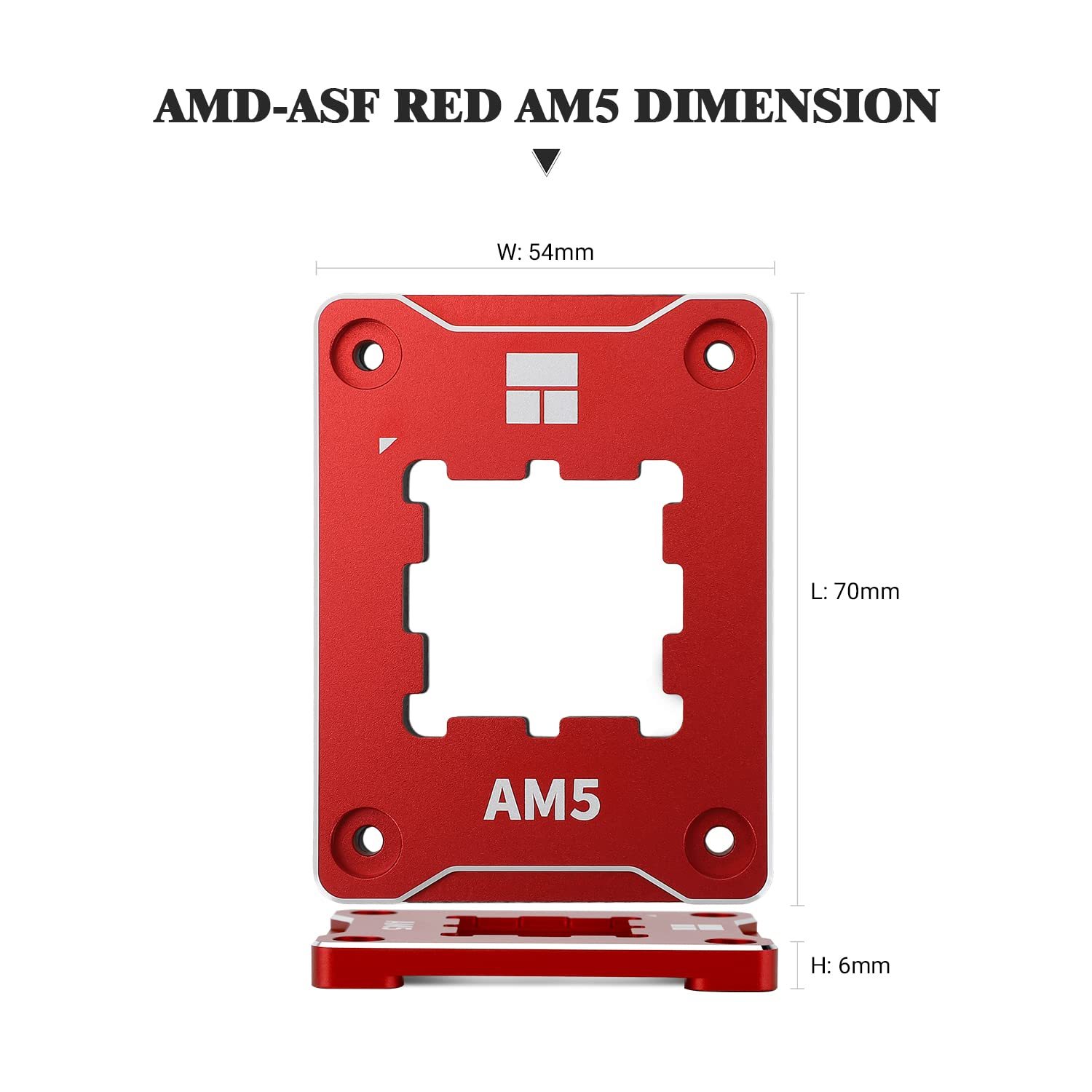 Thermalright Asf Red Am5 Cpu Holder, Corrective Anti Bending Fixing Frame, Am5 Full Fit Fixed Non Marking Mounter, Am5 Anti Bend
