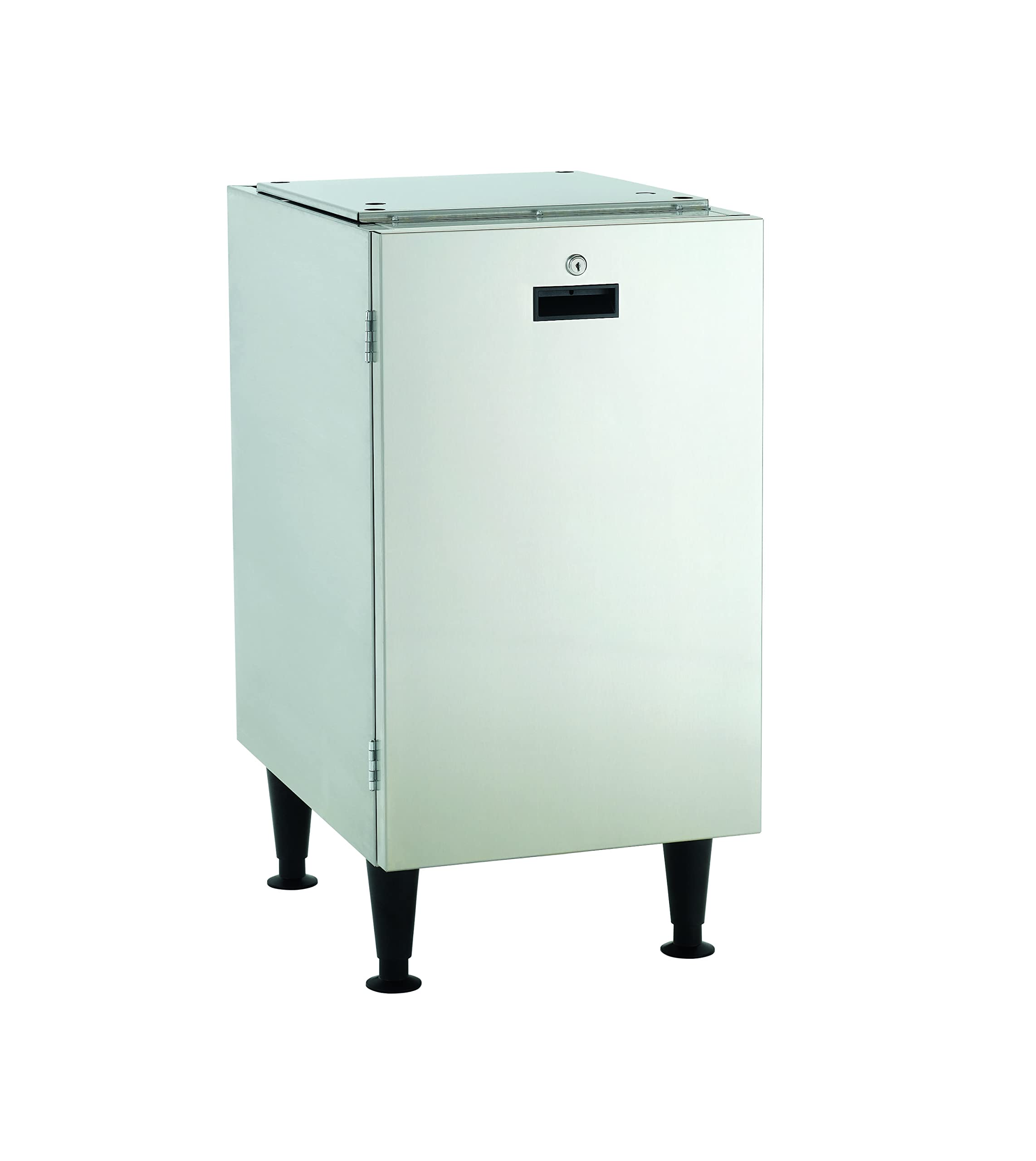 Scotsman HST16B-A 16.5-Inch x 23.75-Inch Stationary Equipment Stand with Enclosed Base (for HID312 Ice Maker Dispenser), Stainle