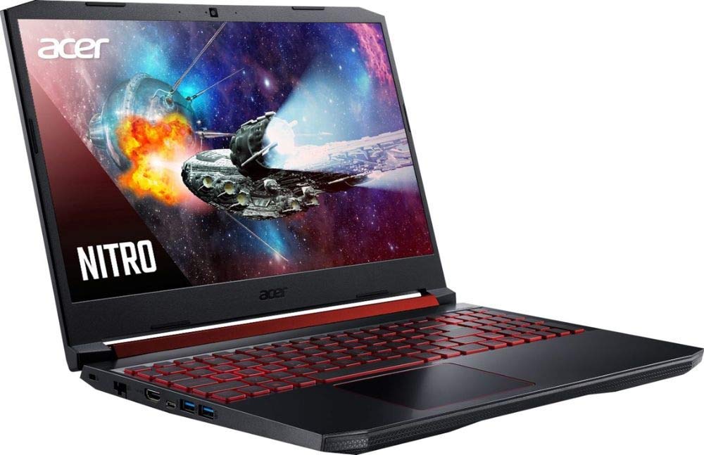 Acer Nitro 5 An515-54-51M5-15.6 - I5-9300H - Nvidia Gtx 1650-8Gb - 1Tb Hdd+128Gb Ssd, Black