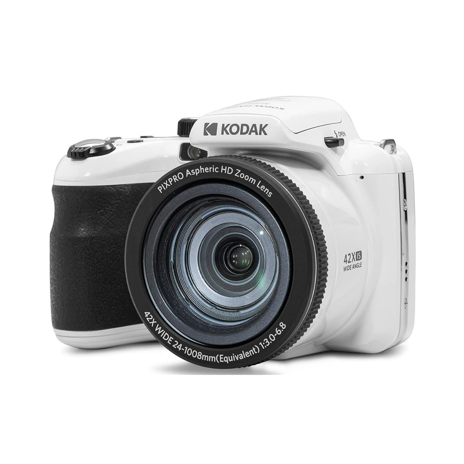 Kodak Pixpro Az425 Astro Zoom 20Mp Digital Camera (White) Bundle With 32Gb Sd Card And Holster Camera Case With Accessories (3 I