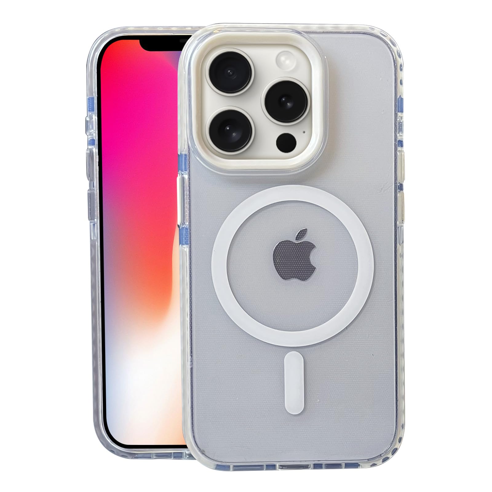 Nimeey for iPhone 13 Pro Case,MagSafe Compatible,Matte Soft Slim Shockproof Cover,Anti-Fingerprint,Anti-Yellowing,Anti-Scratch B