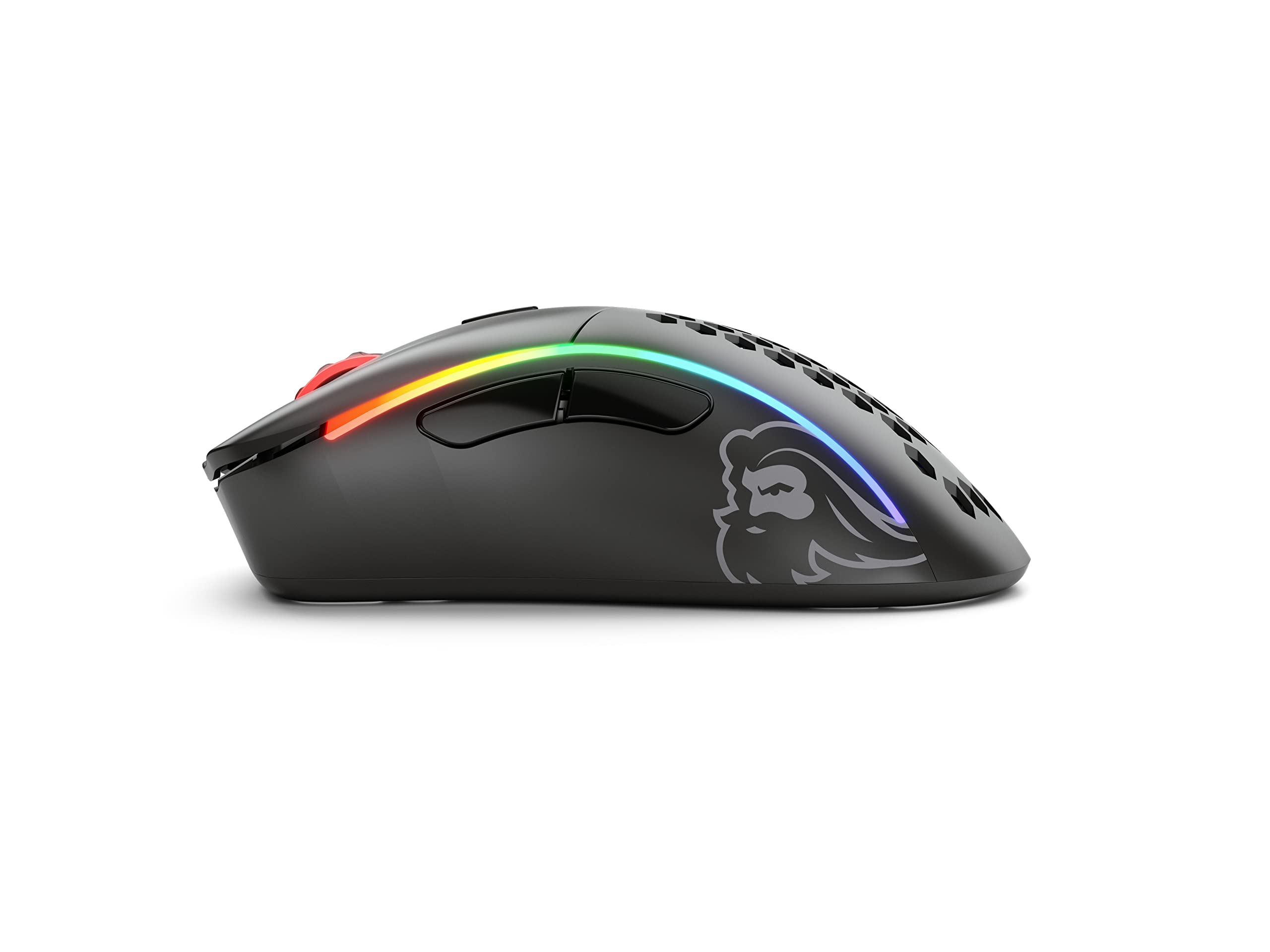 Glorious Model D  (Minus) Wireless Gaming Mouse   67G Superlight Honeycomb Design, Rgb, Ergonomic, Lag Free 2.4Ghz Wireless, Up