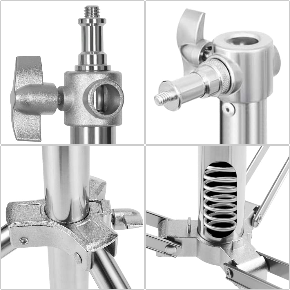 Stainless Steel Backdrop Stand 9.5Ftx10Ft Photo Stand For Backdrop Video Adjustable Background Support Stands For Portrait & Stu