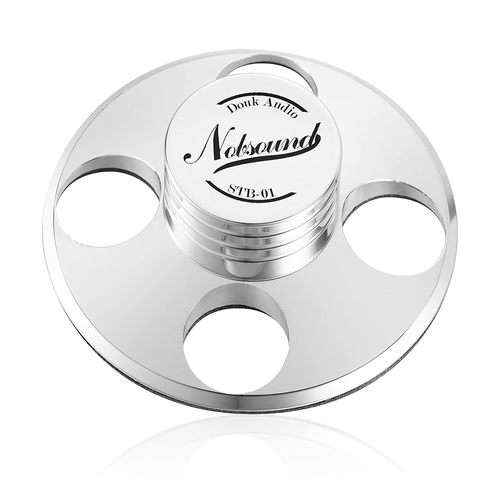 Nobsound Stb 01 Lp Vinyl Turntables Metal Disc Stabilizer Record Weight Hifi (Silver)