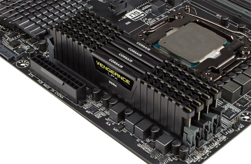 Corsair Cmk8Gx4M1A2400C14 Vengeance Lpx 8Gb (1 X 8Gb) Ddr4 Dram 2400Mhz (Pc4-19200) Memory Kit - Black