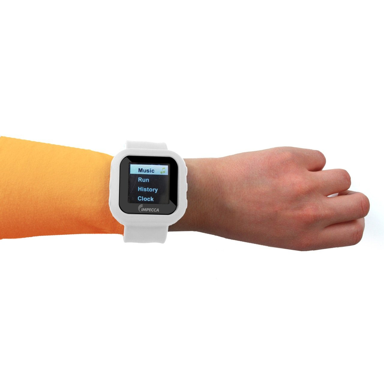 Impecca Mpw 1580W 8Gb Mp3 Slapwatch With 1.5'' Tft Display, White