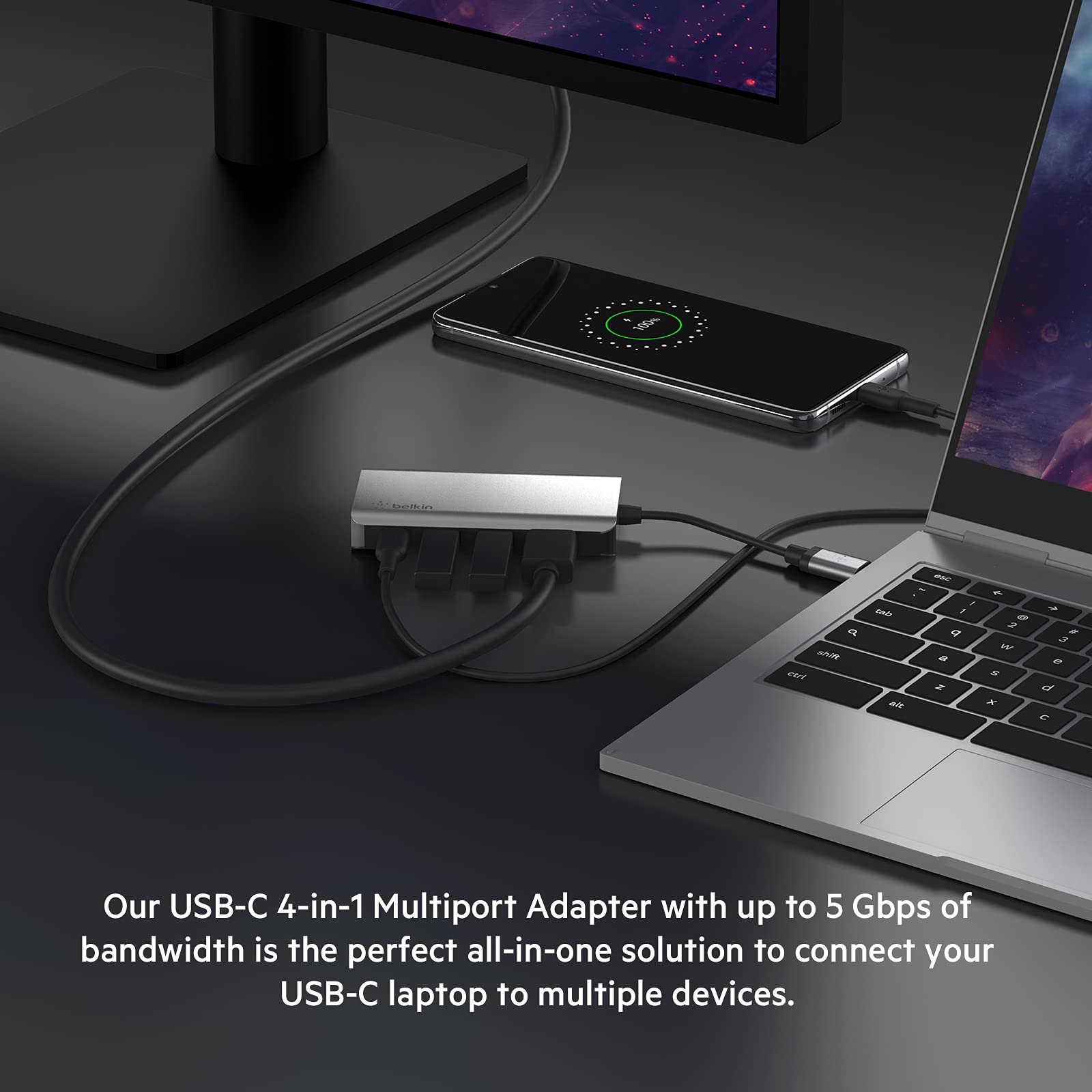 Usb C 4 In 1 Multiport Adapter
