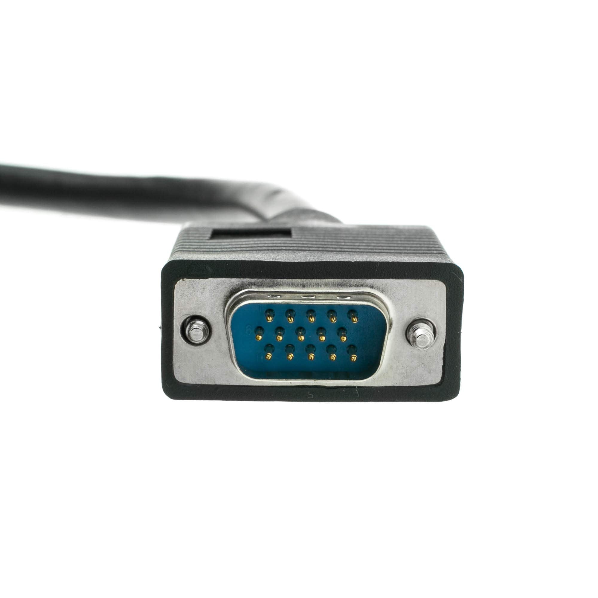 Cablewholesale Vga To Vga Cable Svga Hd15 Male Coaxial Computer Monitor Cable, Male To Male Double Shielded Hd Resolution 2048P