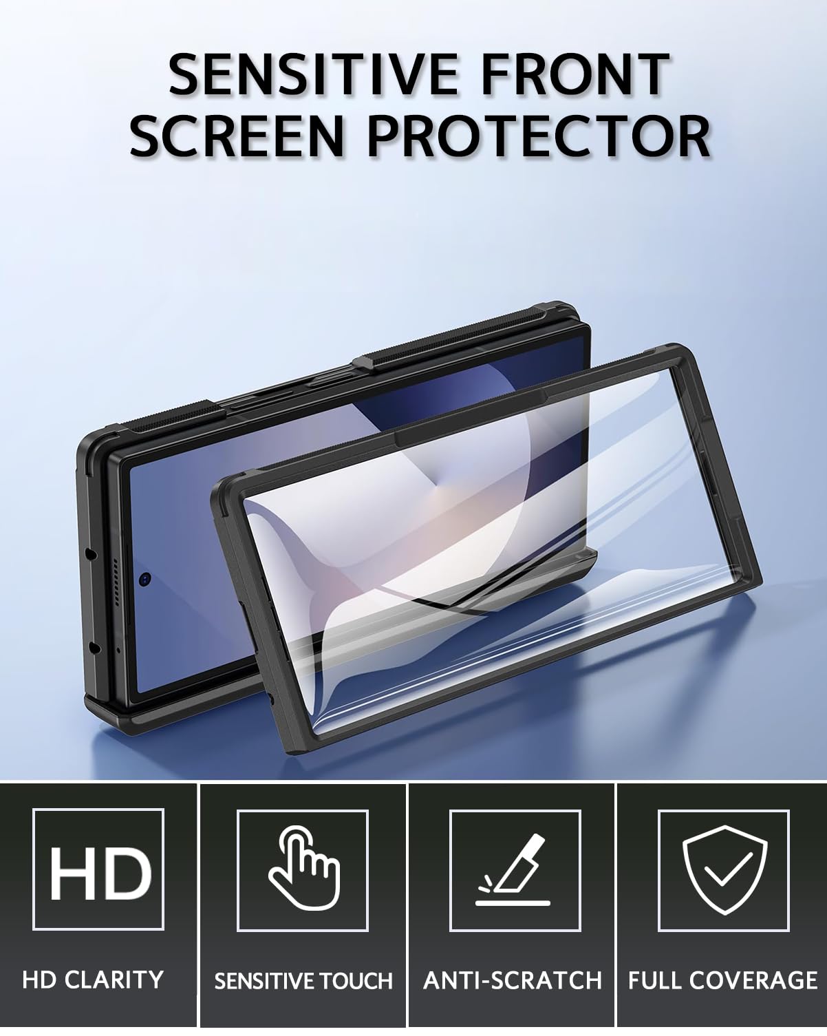 Ninki For Samsung Galaxy Z Fold 7 Case With S Pen Holder And Invisible Kickstand & Stylus,Full Body Built-In Screen Protector Hi