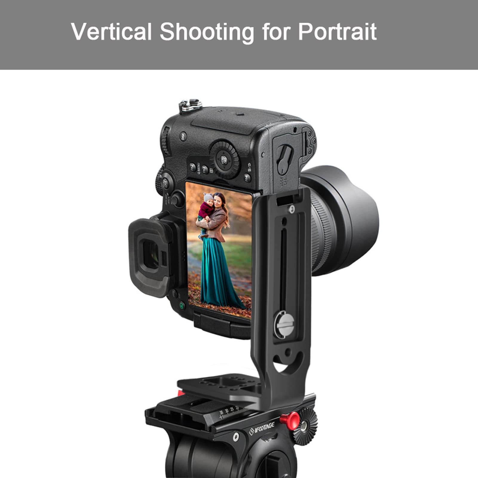 Dslr Camera L Bracket Vertical Horizontal Switching Tripod Quick Release Plate Compatible With Canon Nikon Sony Dji Osmo Ronin Z