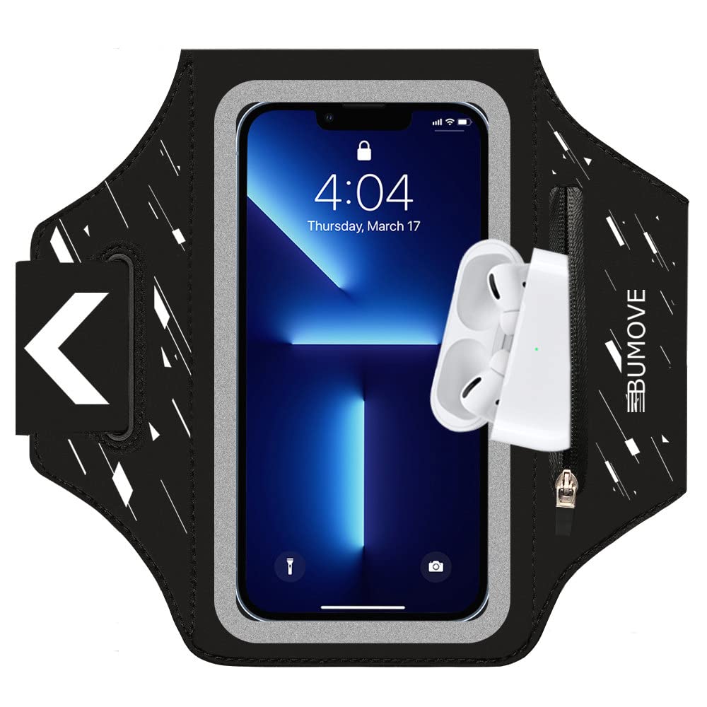 Running Armband For Iphone 16 Pro Max/16 Plus/15 Pro Max/15 Plus/Iphone 14 Pro Max/14 Plus/13,12,11 Pro Max, Gym Workouts Arm Ba