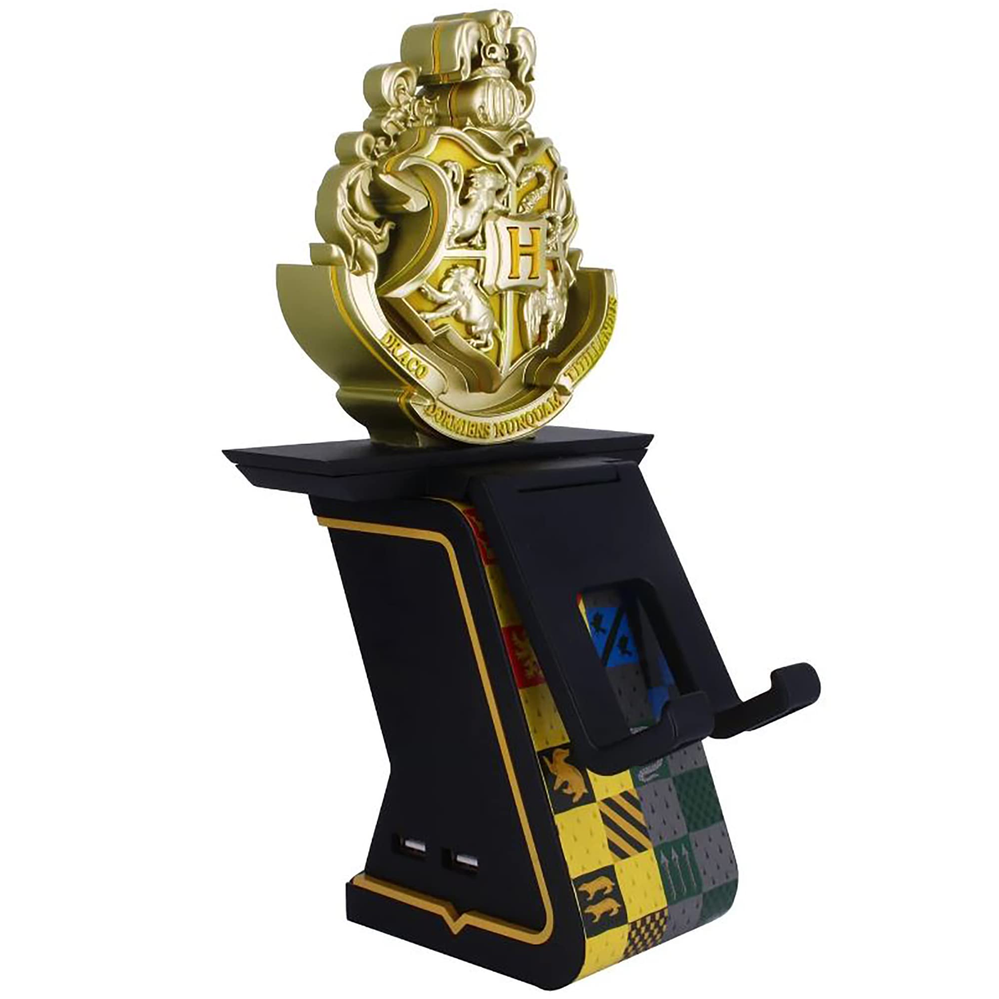 Exquisite Gaming Cable Guys Led Ikons: Harry Potter Hogwarts Crest   Charging Phone & Controller Holder   Light Up Gaming Contro