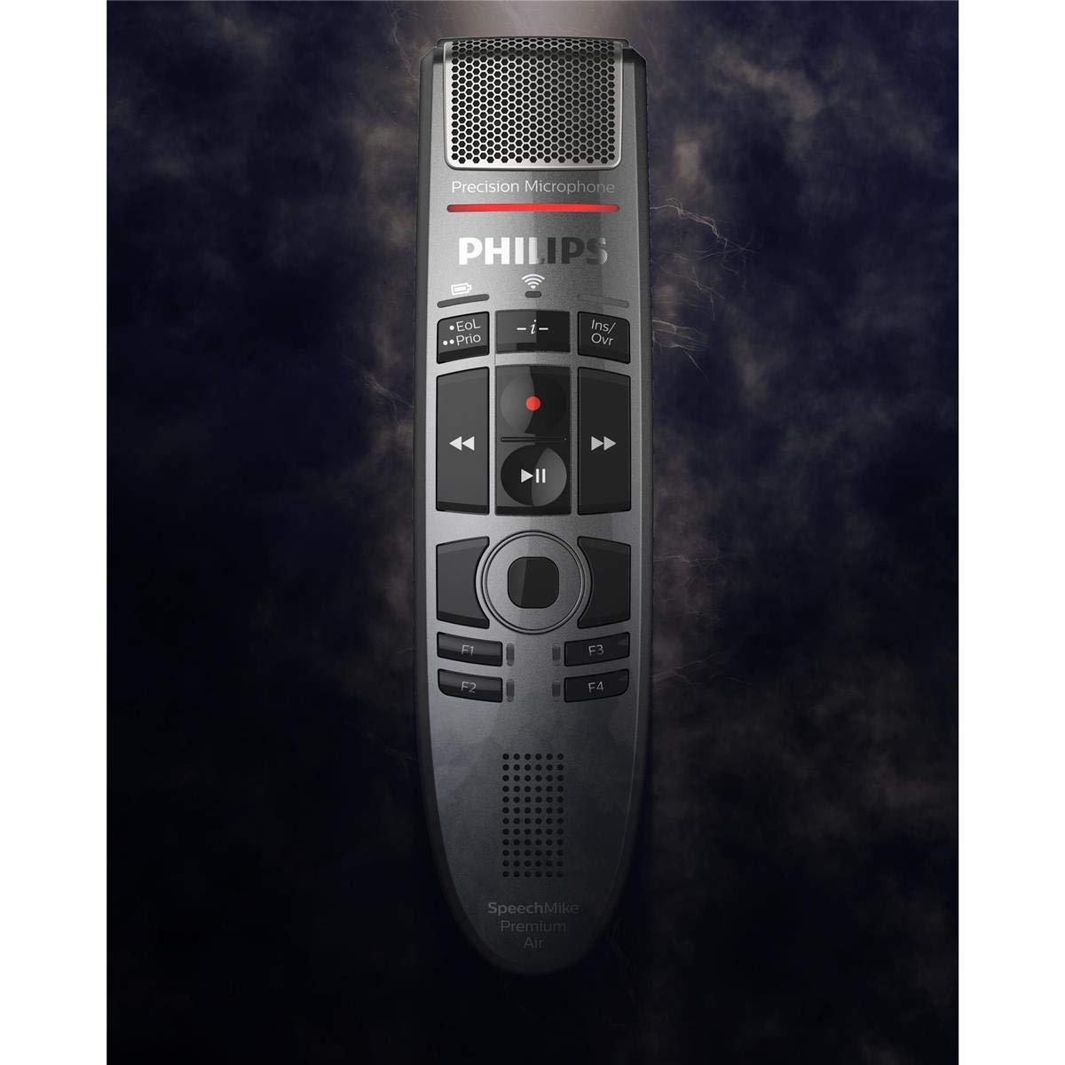 Philips Speechmike Premium Air Wireless Dictation Usb Microphone, Push Button